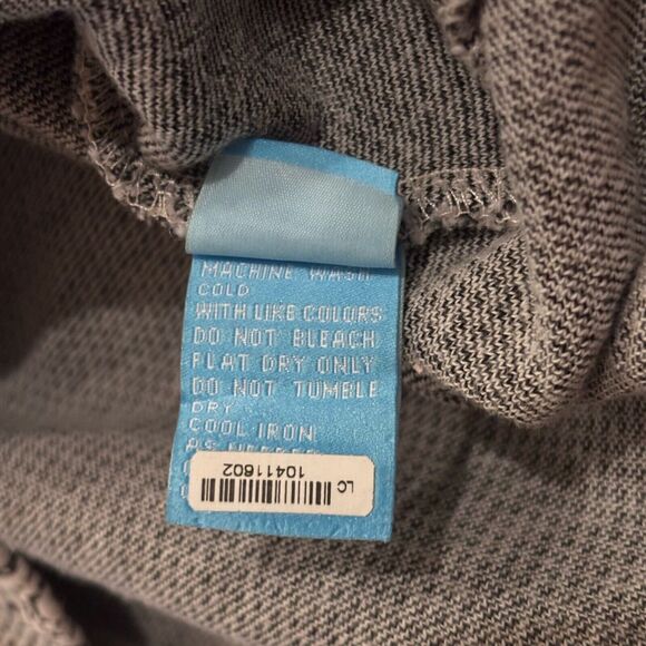 J. McLaughlin Black Gray Checked Dress Paisley Inset Stretch Midi Size Medium - Picture 8 of 9